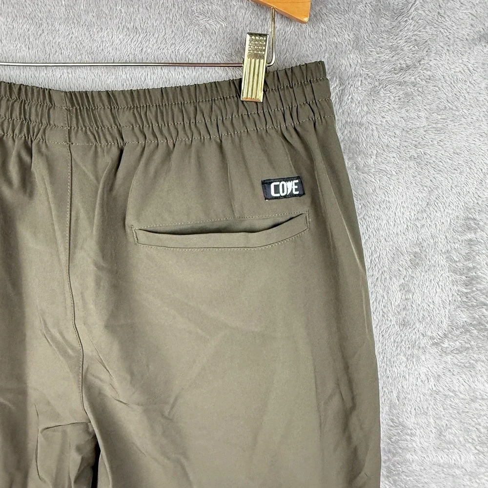 COVE Joggers Mens XL Olive Green Active Pants Stretch Casual Travel Athleisure
